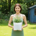 Heavy-Duty Plastic Grow Bag with Excellent Drainage. Brand Sandy